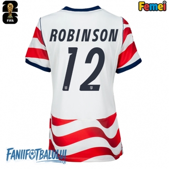 Statele Unite Miles Robinson #12 Echipament de Fotbal Replică Mondial 2026 Femei Acasa